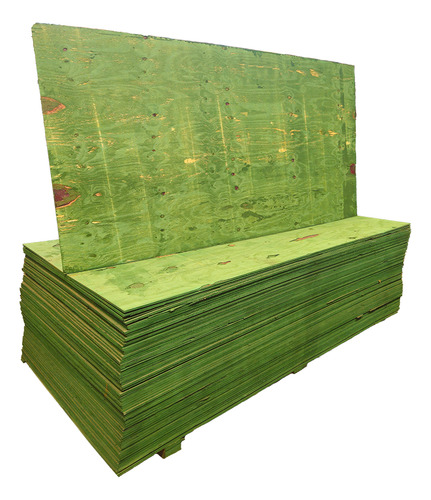 Fenólico Ecofence Verde 9mm 1.22 X 2.44 Cerramientos Tapum