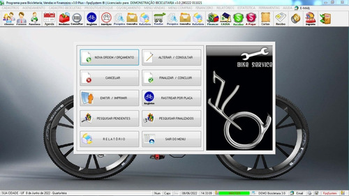 Sistema Para Bicicletaria Bike + Serviços V3.0 Fpqsystem
