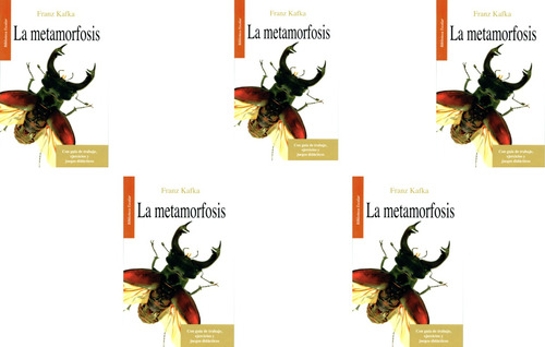 Pack 5 Libros La Metamorfosis - Franz - Biblioteca Escolar