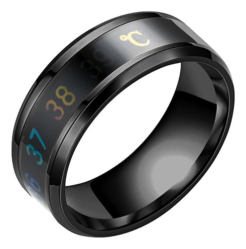 Anillos Smart Temperatura , Lindo Diseño Acero Inoxidable