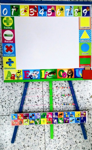 Pizarra Tablero Niños Borrable Acrilico Infantil 70x105 Cm