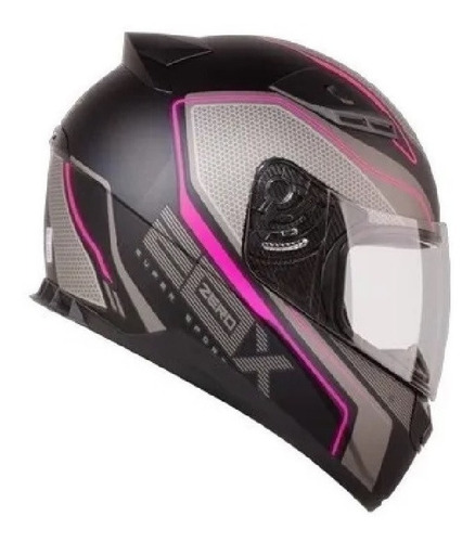 Capacete Para Moto Ebf E0x Com  Narigueira + Viseira Iridium