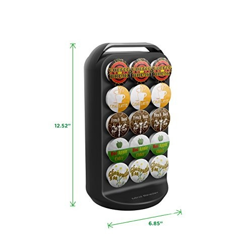Mind Reader Crs02-blk Apollo Spinning Coffee Pod Carousel,