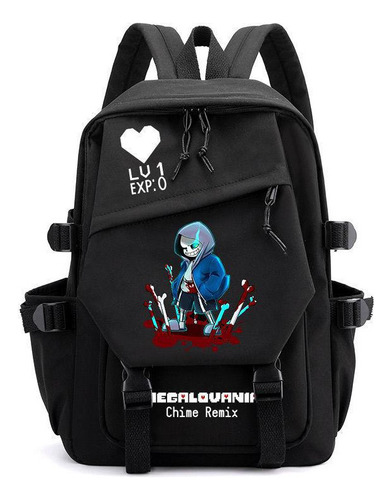 Según La Leyenda, Undertale Sans Es Una Mochila Escolar Para