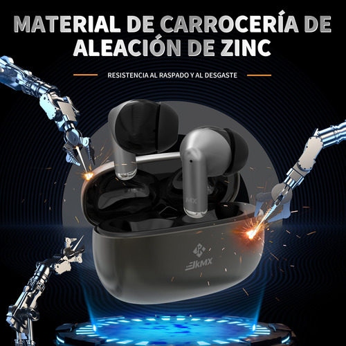 Audífonos In-ear Bluetooth 5.3 K50 Con Cancelación Ruido