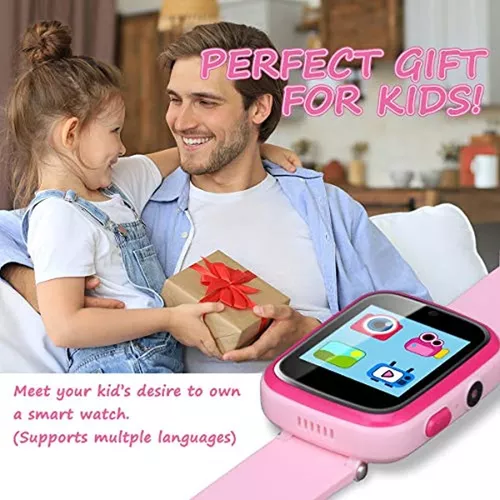 Reloj inteligente para niños, regalo para juguetes de niñas de 6 a
