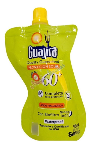 Guajira Protec Solar 60+ 90ml - mL
