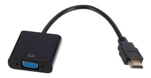 Adaptador Hdmi Macho A Vga Hembra Convertidor Video 1080p Pc