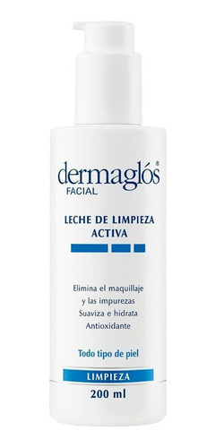 Dermaglos Facial Leche De Limpieza Activa 200ml