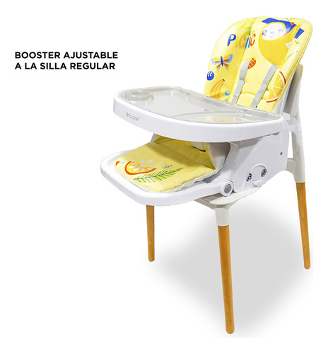 Silla De Comer Mango Bebe Bandeja Retraible Plegable Cta