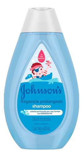 Shampoo Bebe Fragancia Prolongada 400ml Vitamina E Johnson