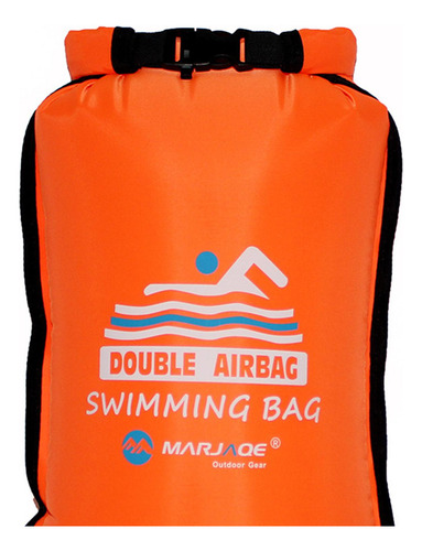 Bolsa Natación Flotante Con Asa Y Bolsa Naranja