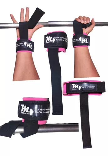 Ankle Straps 3PRO- Tobillera Polea baja Pro ROSA – FITANDFURY