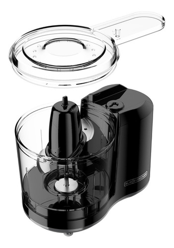 Imagen 3 de 3 de Procesador de alimentos Black+Decker HC150 70W negro 120V