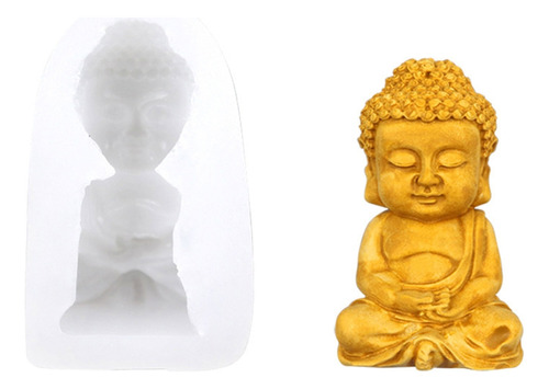 Figura De Buda En Forma De Molde De Silicona Derretida Para