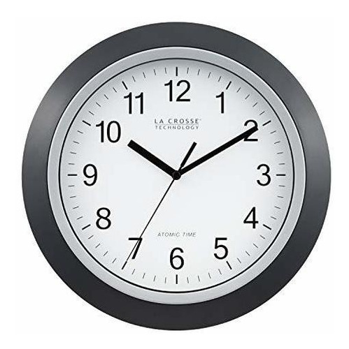 Reloj De Pared Analógico La Crosse Wt-3129b 12 , Negro.