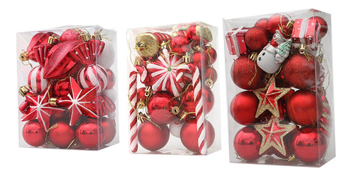 29 Piezas De Adornos Colgantes De Navidad, Bolas Decorativas