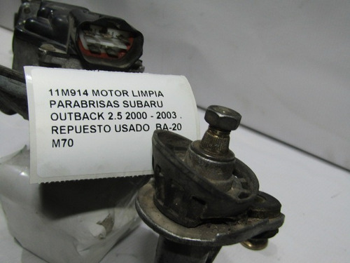 Motor Limpia Parabrisas Subaru Outback 2.5 2000 - 2003