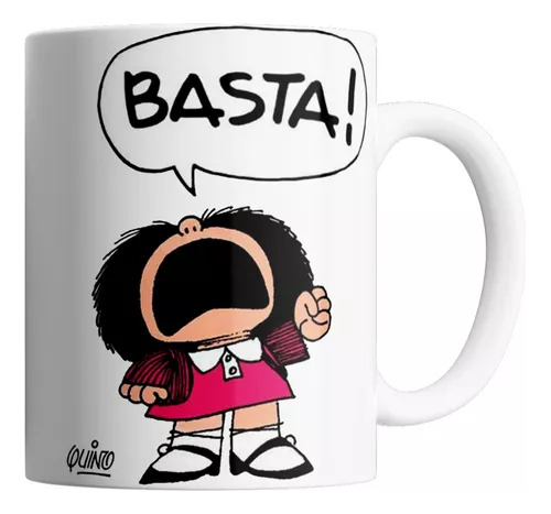 Taza De Cerámica - Mafalda  Modelo 05