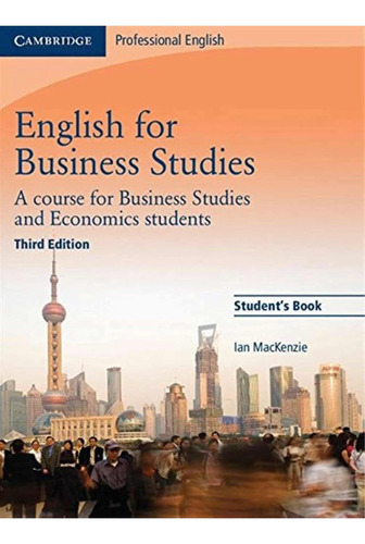English For Business Studies, De Ian Mackenzie. Editorial Cambridge, Tapa Blanda En Inglés