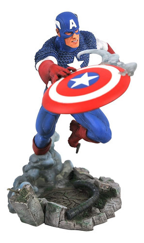Diamond Select Toys Marvel Gallery contra Capitán América de PVC