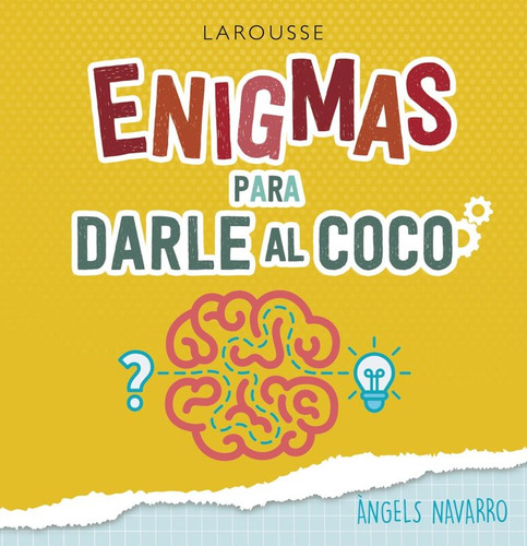 Libro Enigmas Para Darle Al Coco - Navarro Simã³n, Ãngels