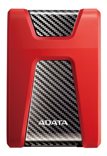 Disco duro externo Adata DashDrive Durable HD650 AHD650-1TU3 1TB rojo