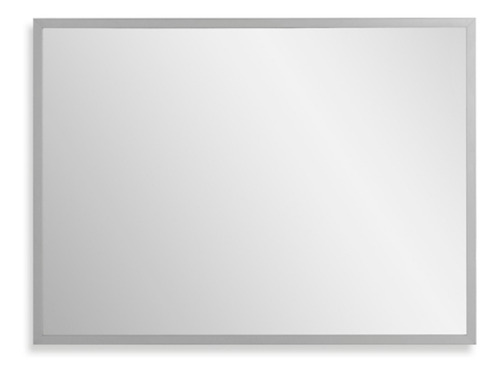 Espejo Con Marco Aluminium 80x60 Baño Reflejar Rectangular