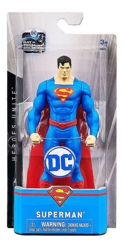 Figura Articulada Dc Superman 15 Cm Deluxe