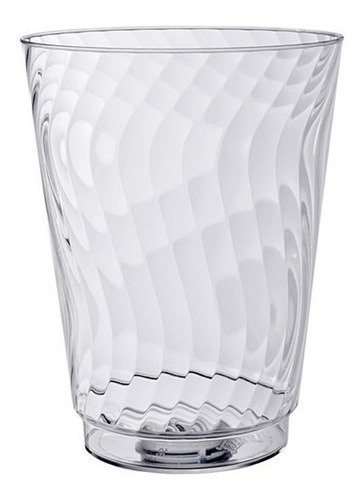18 Vasos Plástico Tipo Cristal 14oz 414ml Desechable Chinet