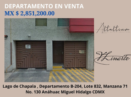 Departamento En Venta En Anahuac Miguel Hidalgo Cdmx I Vl11-bn-015