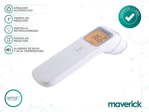 Kit Oximetro + Termometro Infrarrojo Maverick Envío Gratis
