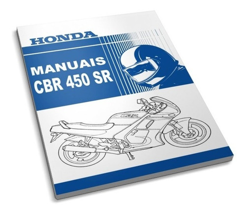 Conjunto De Manuais Para Honda Cbr 450sr