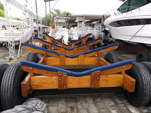 Imagem 8 de 9 de Carreta De Encalhe Lancha Barco Jetski Bote Adaptações