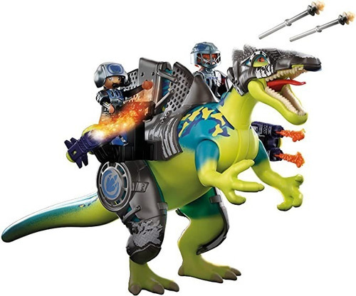 Juego Playmobil Dino Rise Spinosaurus Doble Poder De Defensa Cantidad de piezas 46