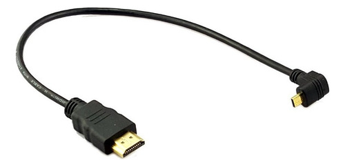 Cable De 90 Grados Micro Hdmi A Hdmi, 30 Cm