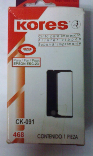 Cinta Kores Para Impresora Epson Erc-23