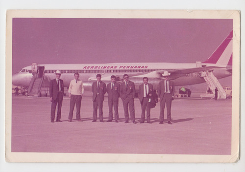 Antigua Fotografia Aerolineas Peruanas (Usado)