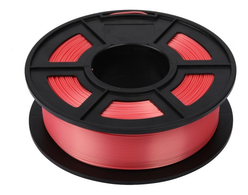 Imagem 2 de 6 de Filamento Pla + Silk Metalizado - Reprap3d - Vermelho