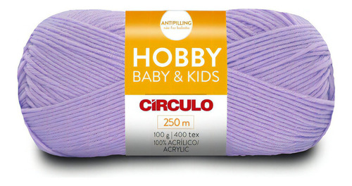 Lã Hobby Baby & Kids - Outono E Inverno - Circulo Cor 6570 - Lavanda