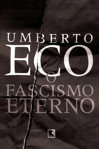 Livro O Fascismo Eterno - Eco, Umberto [2018]