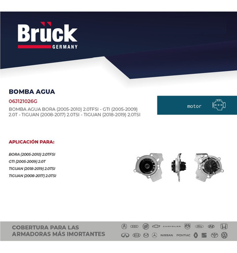 Bomba Agua Bora 2.0 Lts Turbo Tsi Euroespaña