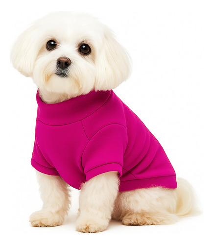 Agasalho De Inverno Tamanho M Pink Para Cachorro De 3 A 5kg