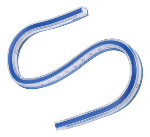 1 Pcs Curva De Plástico Flexible Regla De Regla Drawing