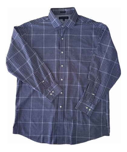 Camisa Tommy Hilfiger Hombre Manga Larga Talla L Cth06