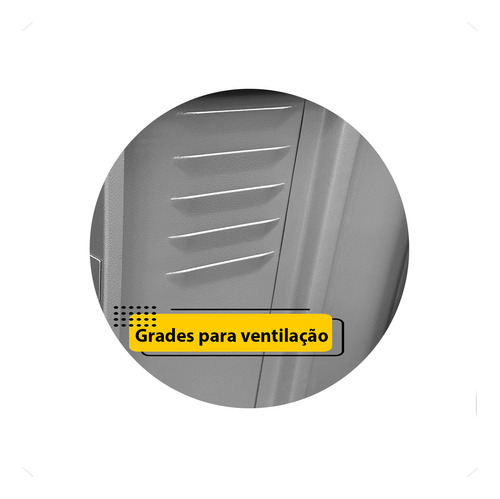 Armário Roupeiro De Aço Vestiário Academia 8 Portas Locker