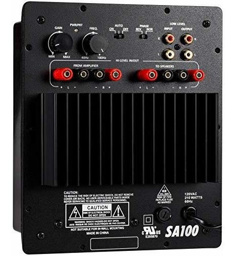 Amplificador Subwoofer Dayton Audio Sa100 100w -negro