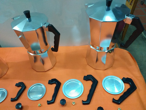Imagen 2 de 10 de Repuesto Cafetera Primula 1 Taza Asa Perilla Goma Embud Kit