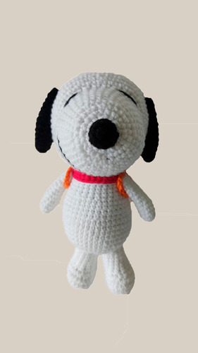 Snoopy Amigurumi Blanco Crochet