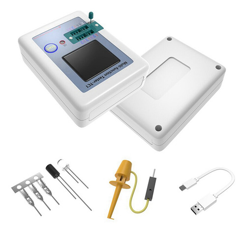 Probador De Transistores Tft Multifuncional Lcr Tc1 De 1.8 P